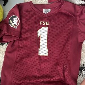 Rivalry Threads Maroon Kids Jersey with White Number